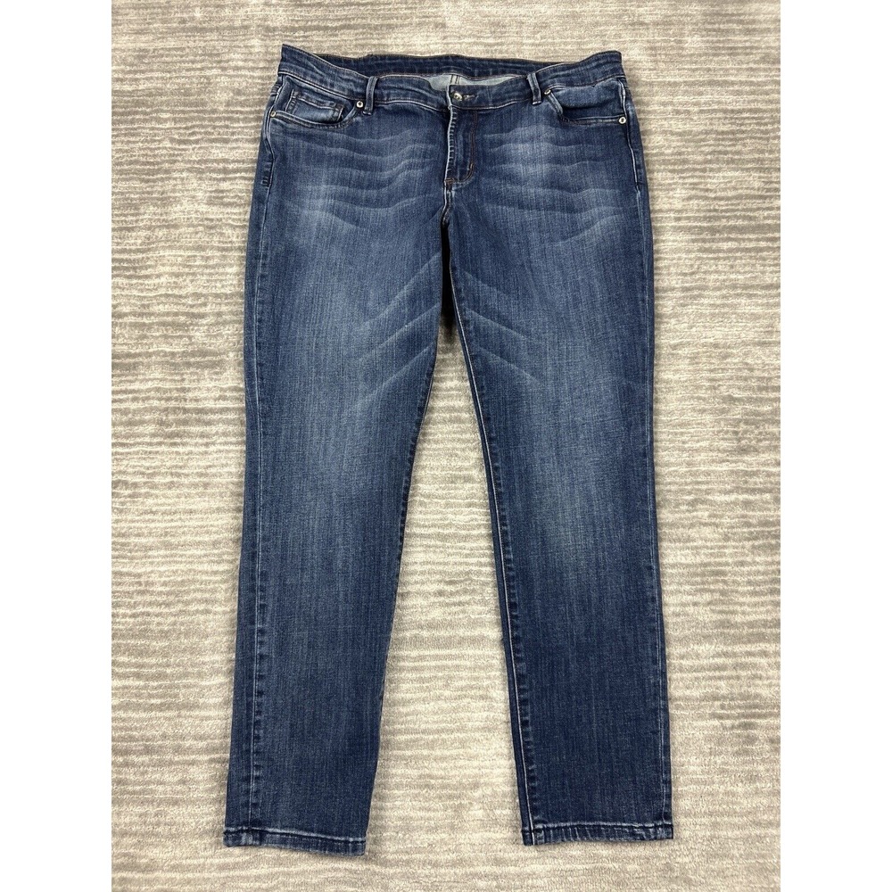 Mercer Jeans Mens 32 Blue Denim‎ Tapered Dark Wash Casual